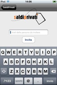 SaldiPrivati app. iPhone