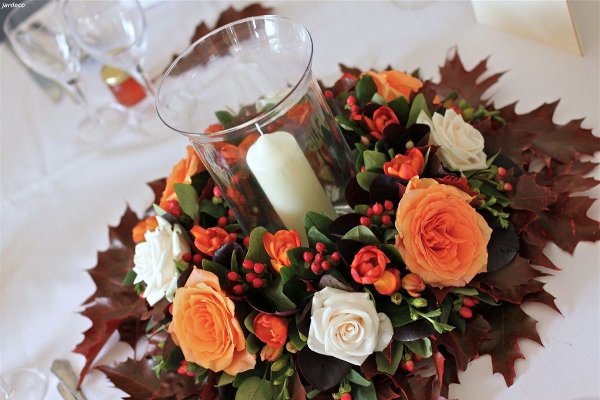 bouquet autunno da tavola