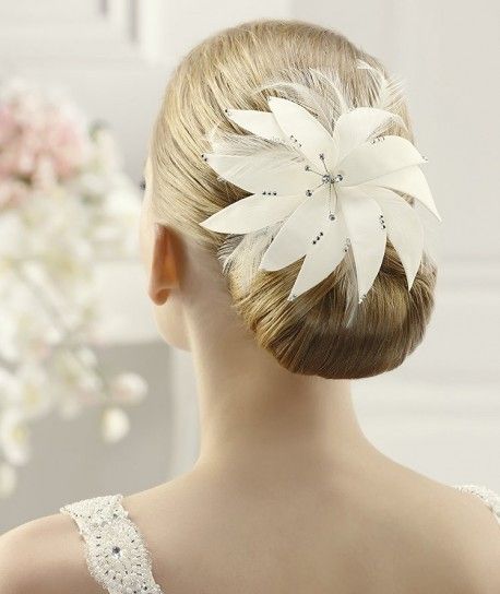Accessorio sposa per capelli a forma di fiore