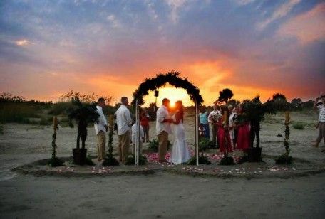 cerimonia al tramonto