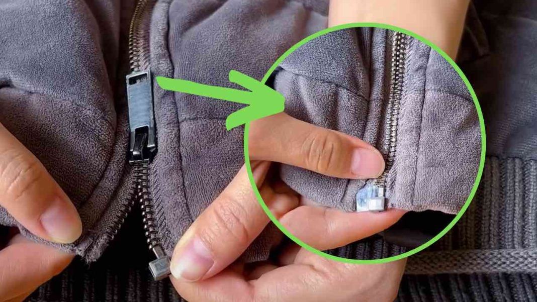 Cerniera dei vestiti rotta, non disperare: il trucchetto delle sarte