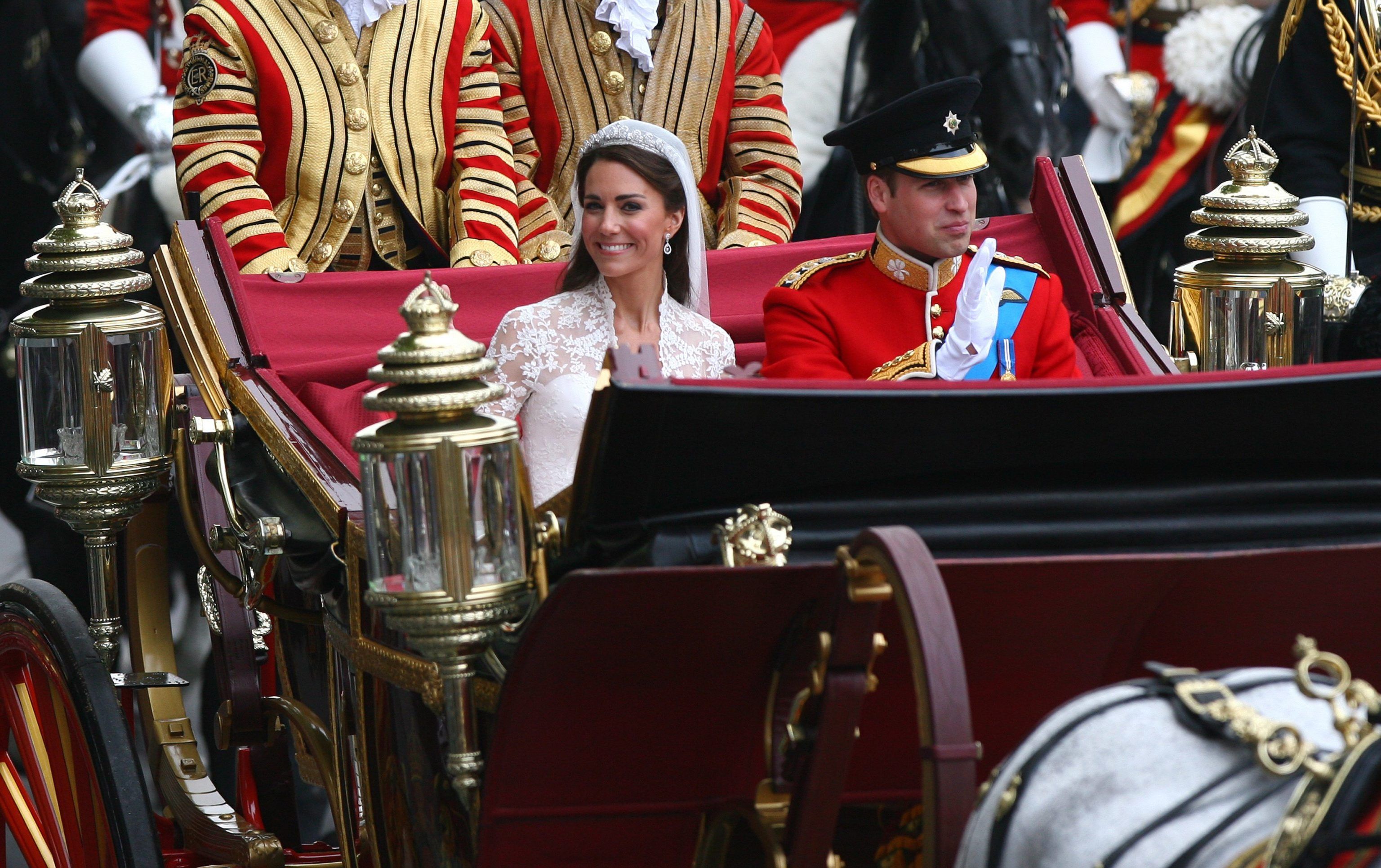 Wedding of Prince William and Catherine Middleton   Carriage Procession