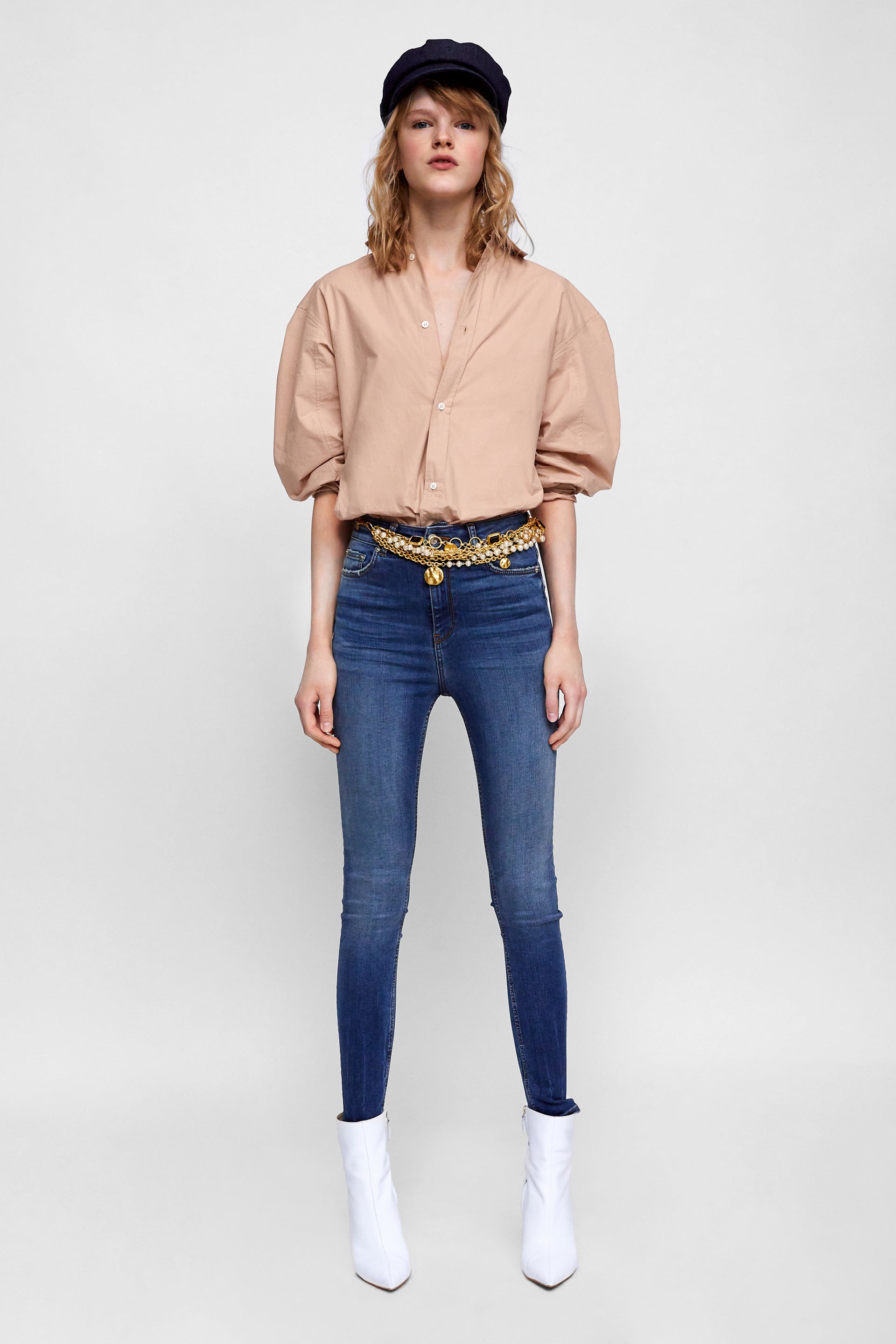 Jeans a vita alta Zara a 39,95 euro