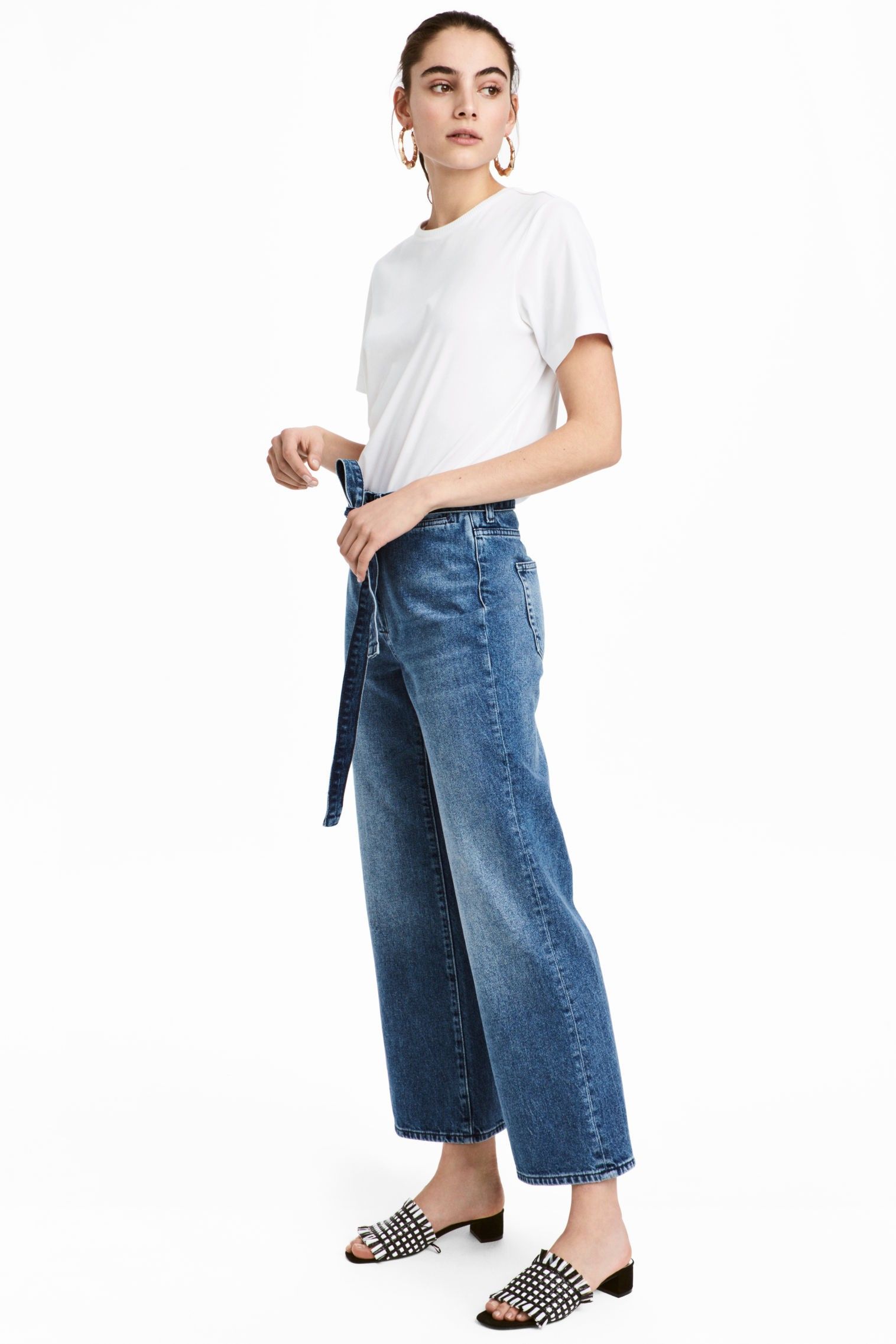 Jeans svasati H&M collezione primavera estate 2018