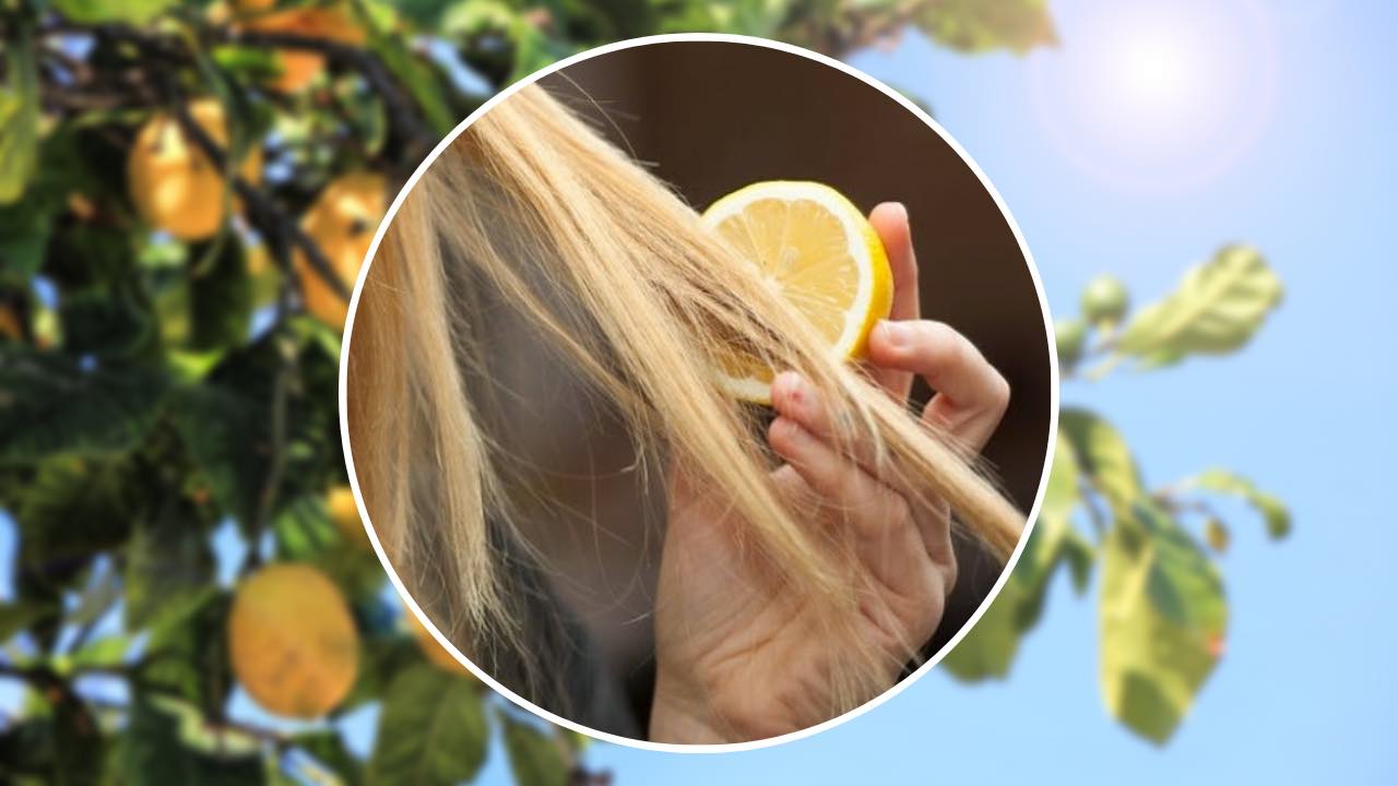 Limone sui capelli