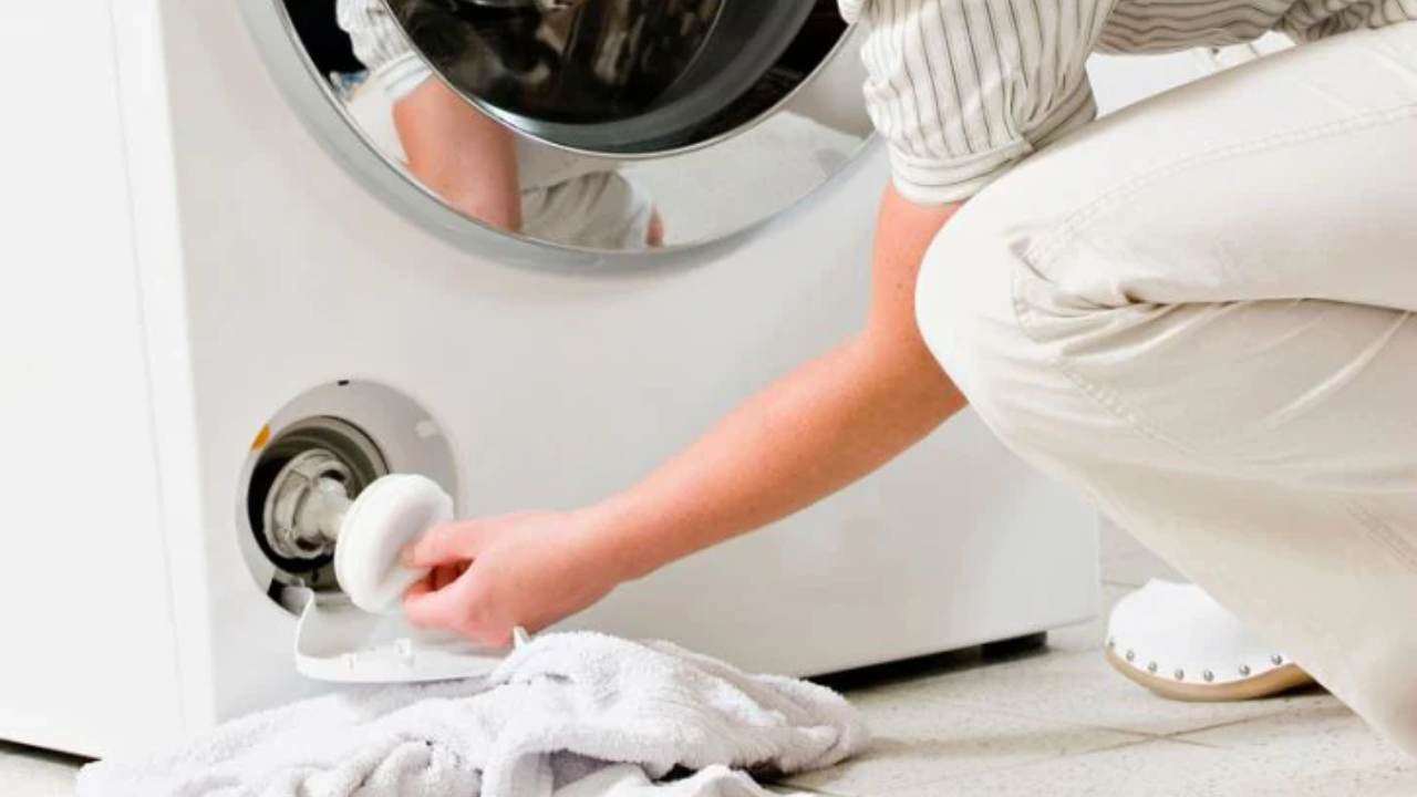 nettoyage du filtre de la machine à laver