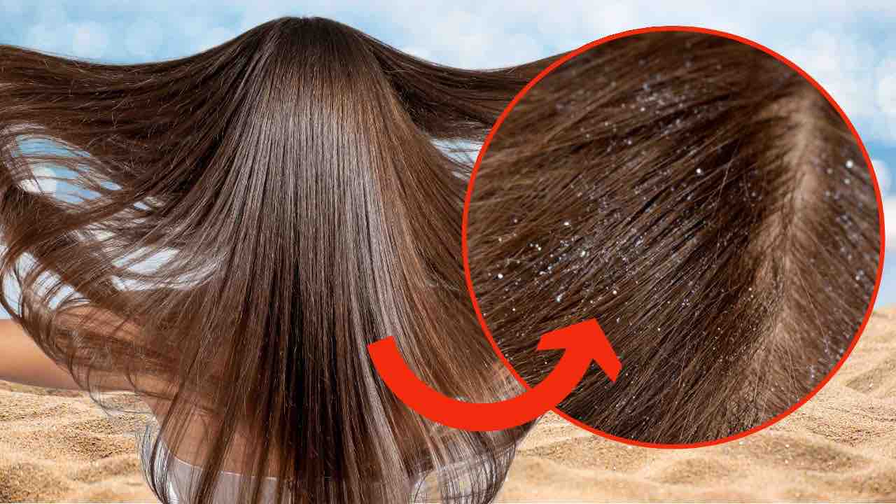 Sabbia nei capelli